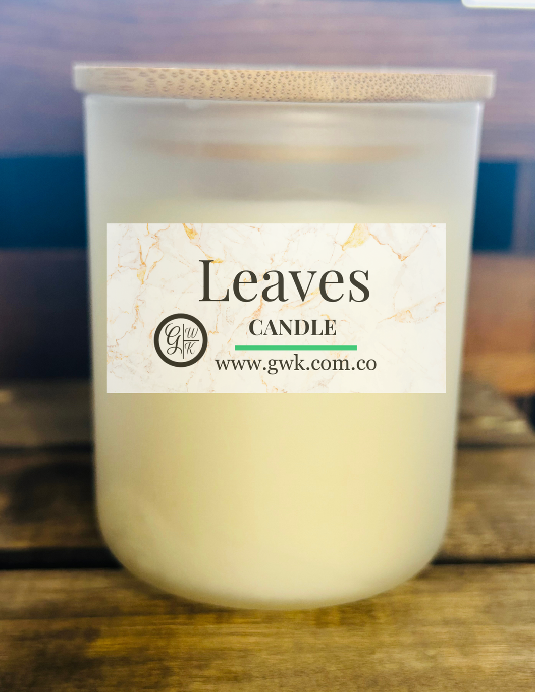 Leaves Candle