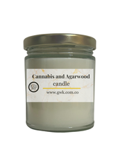 Load image into Gallery viewer, Cannabis and Agarwood candle
