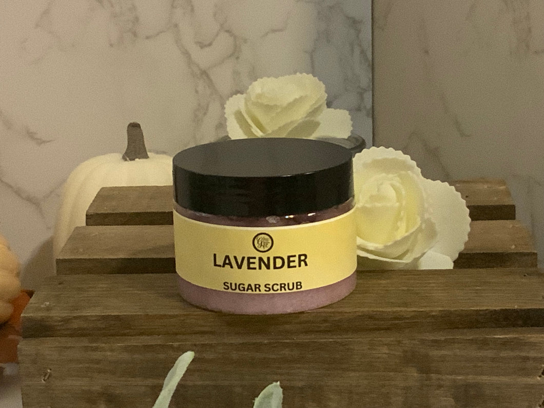 Lavender sugar scrub