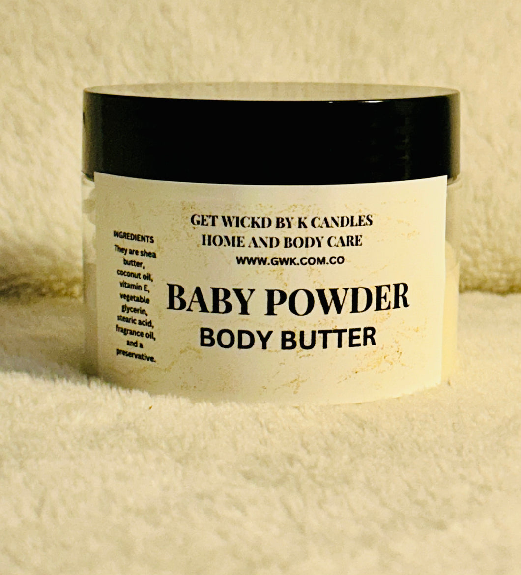 Baby Powder Body Butter 4oz.