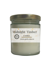 Load image into Gallery viewer, Midnight Timber candle
